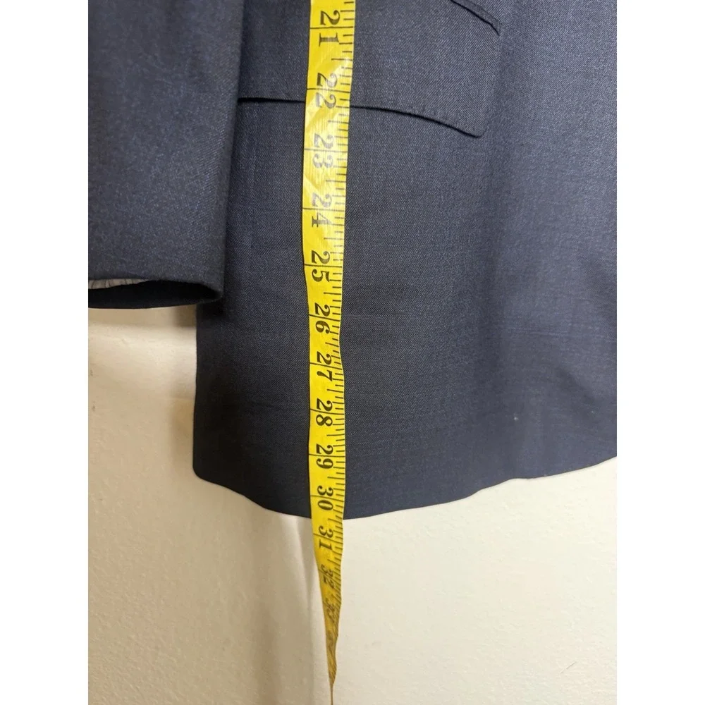 SAMUELSOHN SB Garner Dark BLUE ITALIAN Colombo Icewool BLAZER Size 50R